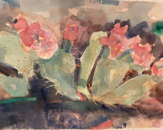 Watercolor by Allison Aldridge Fort Worth native