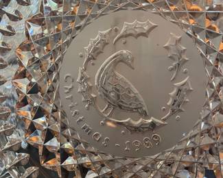 Waterford Christmas dishes from the 1990s