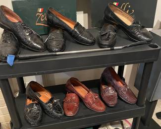 Gorgeous The classic, iconic styling of a Zelli shoe is both timeless and contemporary. Fine luxury shoes in size 8.5 Genuine Crocodile