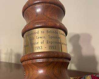 Rare Texas, House of Representatives commemorative gavel