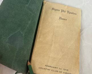 1918 Dance Book