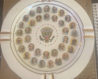 Presidents - vintage ash tray