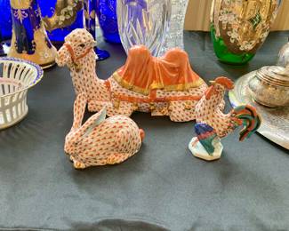 Herend animal figurines