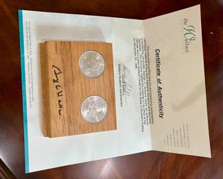 Signed by former Alabama governor George Wallce