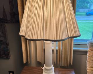 Vintage Alabaster Marble Lamp