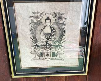 Buddha Portrait Art Print On Rice Paper