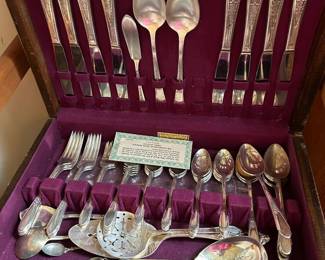 Indonesia Flatware Silverware With box ~ 100 plus pieces