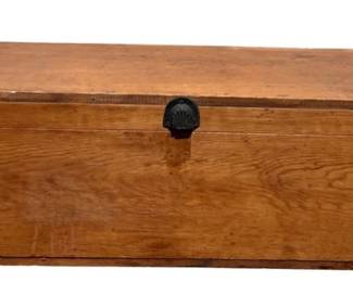 Antique Small Chest - Solid Wood - Dovetailed With Original Hardware