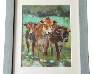 Original Art By Britt Bair - Three Amigos - Framed