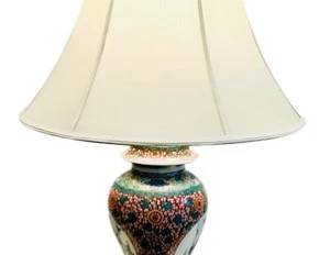 Ceramic Lamp With Metal Base