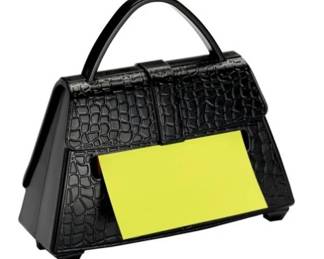 Post-it 3m Pop-up Note Black Purse Dispenser