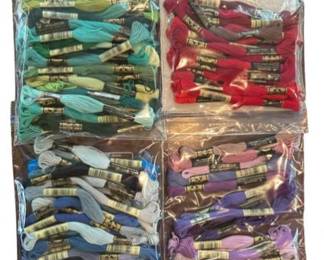 Embroidery Threads - There are 2 lots with multiple colors in the auction
