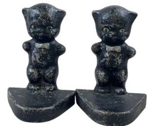 Vintage Cast Iron Bookends