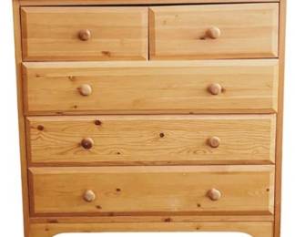 Vintage IKEA Knotty Pine Dresser
