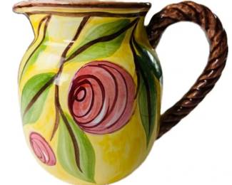 Portuguese Pottery Pitcher