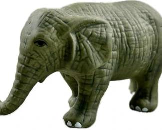 Small Gray Ceramic Elephant