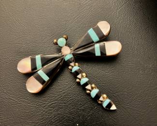 Native American Dragonfly pin