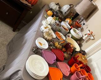 Pottery Barn, Fall Decor, Glass Pumpkins