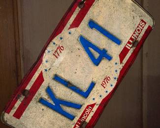 Vintage License Plates