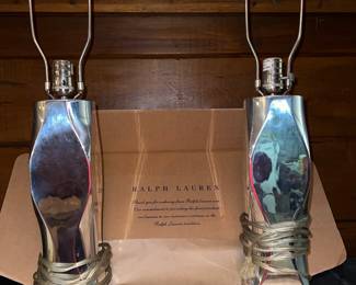 Ralph Lauren Crome Lamps