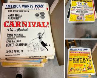 Lots of Broadway posters for sale!!