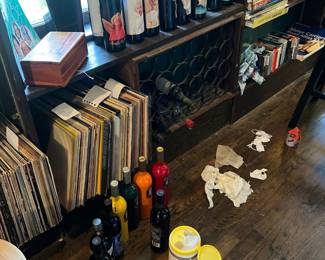 Records and wine… listen and enjoy!!