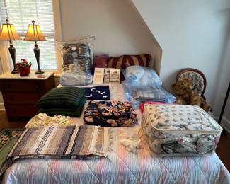 Bedding - bed also for sale