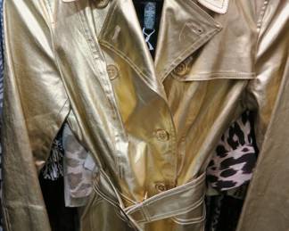Vintage Ralph Lauren Gold Metalic Denin Jacket