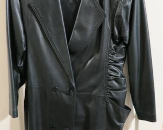Vintage emanuel ungaro Leather Coat