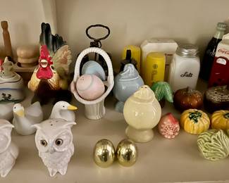 Vintage salt and pepper shakers