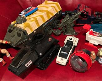 G.I Joe toys and He-Man toy