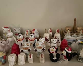 Vintage salt and pepper shakers