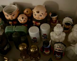 Vintage salt and pepper shakers
