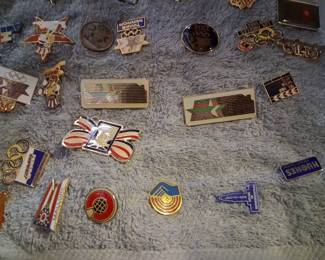 Various pins