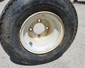 Carlisle Links Golf Cart Tire and Wheel Assembly 18x8.50-8 - Retail: $75