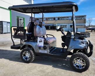 Unused 2025 IR IRGC80 GOLF CART - THESE GOLF CARTS ARE NOW ASSEMBLED AND READY FOR REMOVAL!