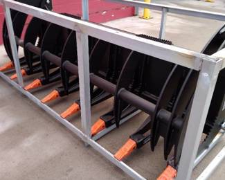 UNUSED 2024 Greatbear Heavy Grass Fork Grapple.  Working Width 78''