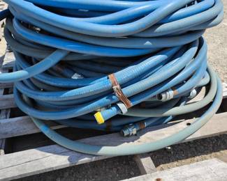 Industrial Blue PVC Liquid-Tight Flexible Conduit with Metal Fittings | 3/4in