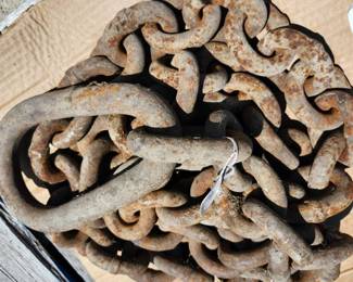 Heavy Duty Industrial Steel Chain with Large Links