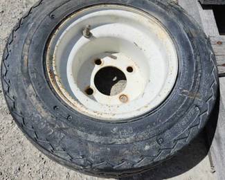 Trailer Tire and Wheel Assembly 16.5x6.50-8 - Retail: $65