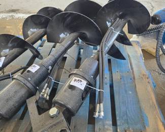 Unused Mini Excavator Hydraulic Auger Drive with 16-inch Auger Bit