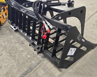 Unused Hydraulic Skid Steer Root Grapple Attachment