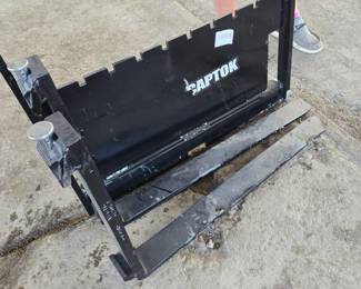 Unused MINI Skid Steer Pallet Fork Frame Attachment