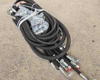 Unused Hydraulic Hose Assembly with Fittings