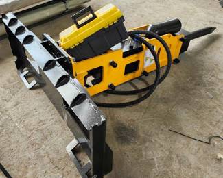 Unused Hydraulic Breaker Hammer Attachment for Skid Steer