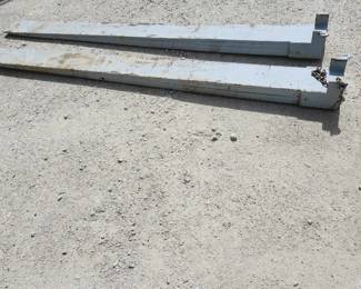 Heavy Duty Forklift Extensions Fork Extenders Metal White