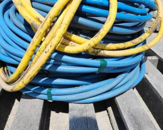 Industrial Blue PVC Liquid-Tight Flexible Conduit with Metal Fittings | 1/2 in
