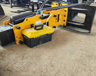 Unused Hydraulic Breaker Hammer Skid Steer Attachment