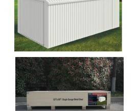 Unused 12ft x 19ft Single Metal Garage
