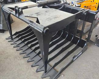 Unused Hollow Wood Grabber MINI Skid Steer Attachment | CK-HWG44C